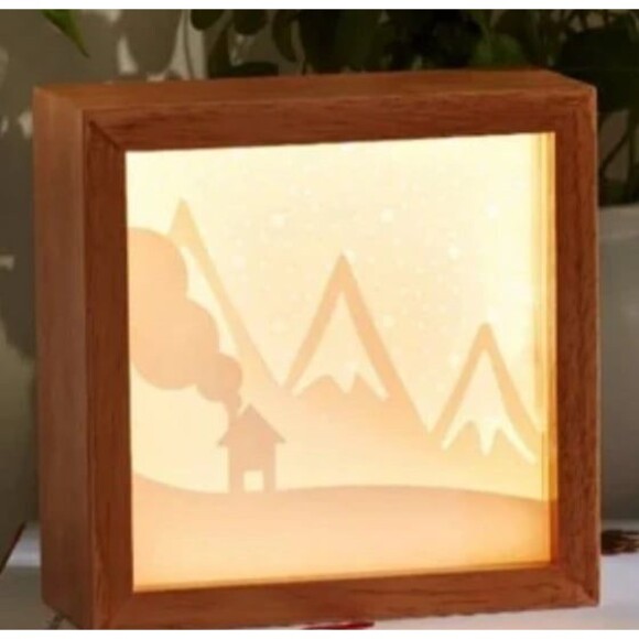 Pillowfort Kids' Mood Lighting LED Shadow Box New - Picture 4 of 4